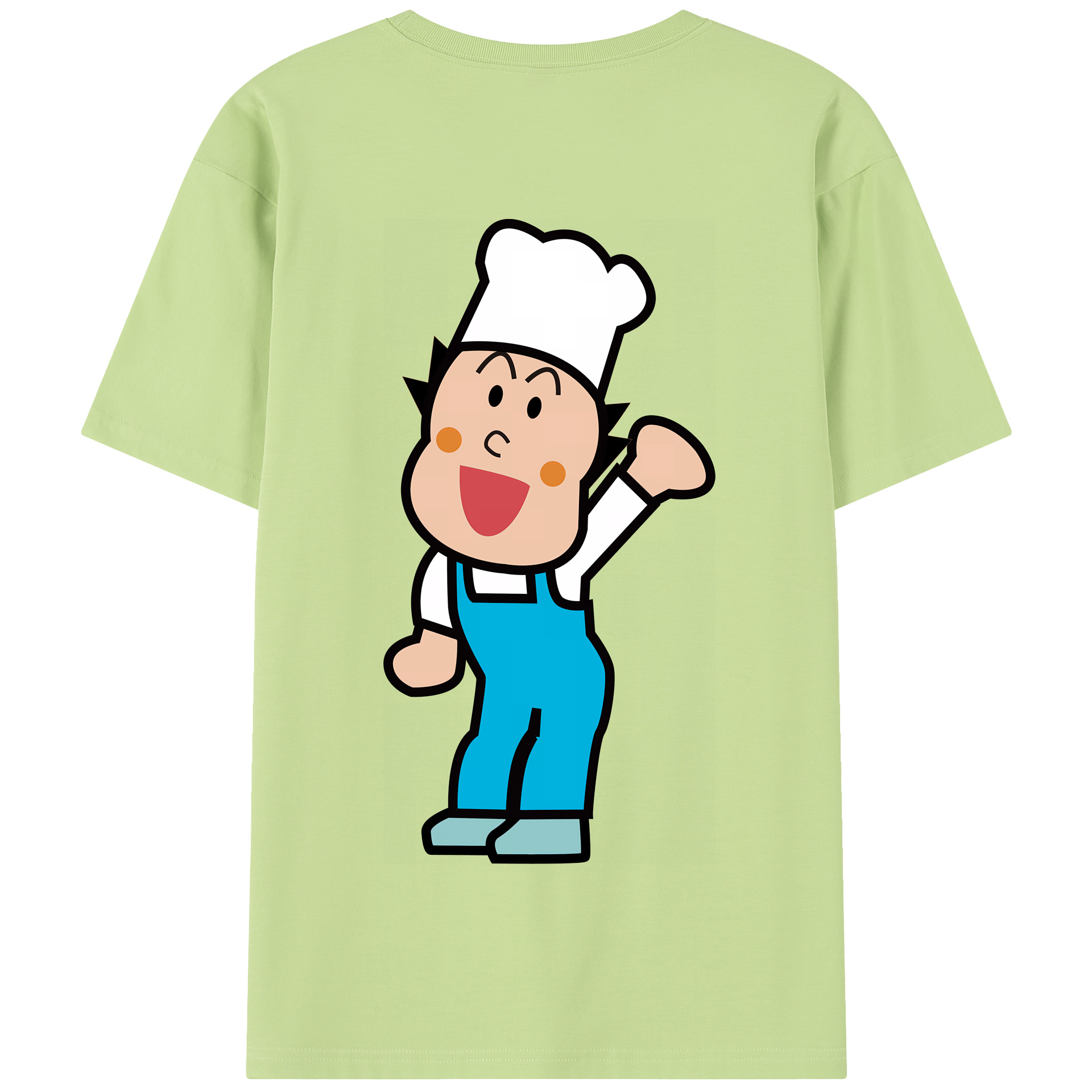 （画像用） アンパンマン Anpanman 綿100％半袖Tシャツ（背面プリント）